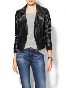 Ark & Co. Vegan Leather Moto Jacket