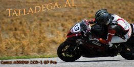 Comet Custom Arrow in red and white one piece motorcycle racing suit