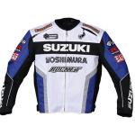 Joe Rocket Suzuki SuperSport Motorcycle Jacket | Armored GSXR White, Blue, Orange, Red & Black