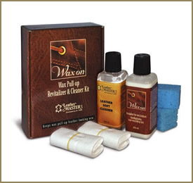 Leather Master Wax on Revitalizer and Cleaner Kit
