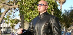 leather motorcycle jacket