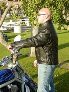 leather motorcycle jacket