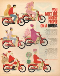 One of the classy images from the Honda campaign