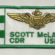 Brown Leather Flight Jacket patches