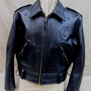Vintage Police Leather Motorcycle Jackets