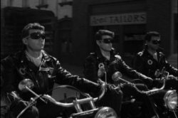 TWilight zone leather jacket gang